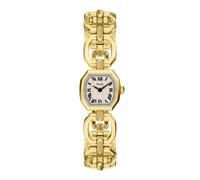 Fossil ES5483 Harlow Gold Tone Fancy Chain Bracelet Watch - W10497