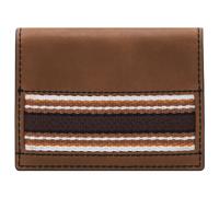 FOSSIL Everett Card Case Bifold Medium Brown