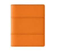 Fossil - Everett Card Case Bifold Wallet Orange Leather for Men ML4399810