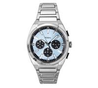 Fossil Everett Chronograph Stainless Steel Blue Dial Quartz FS6105 Men's Watch