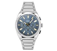 Fossil Everett Chronograph Stainless Steel Blue Dial Quartz FS6154 Men's Watch