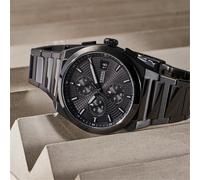 Fossil Everett FS5797 Chronograph Black Stainless Steel Watch