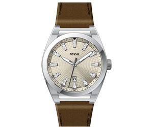 Fossil Everett FS6071 - Man - 42 mm - Analogue - Quartz - Mineral Glass Beige 42 mm
