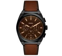 Fossil Everett FS6108 - Man - 44 mm - Analogue - Quartz - Mineral Glass Black 44 mm