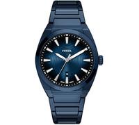 Fossil Everett Men's 42MM Blue Stainless Steel Watch, FS6169