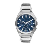 Fossil Everett Watch for Men, Quartz Chronograph Movement with Stainless Steel or Leather Strap