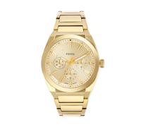 FOSSIL Everett Watch for Men, Quartz Chronograph Movement with Stainless Steel or Leather Strap