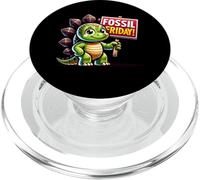 Fossil Friday Stegosaurus Dinosaur Paleontology Science Gift PopSockets PopGrip for MagSafe