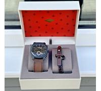 FOSSIL FS5251SET MENS MACHINE CHRONOGRAPH QUARTZ ANALOGUE BLACK DIAL WATCH NEW