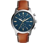 Fossil FS5279 Townsman Stainless Steel Men's Quartz Chronograph Movement Leather Strap Watch