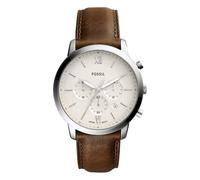 Fossil FS5380 Neutra Chronograph Brown Leather Strap Watch - W10167