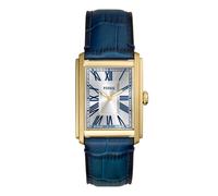 Fossil FS6076 Carraway Blue Leather Strap Watch - W10372