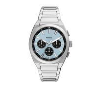Fossil Everett Chronograph Stainless Steel Blue Dial Quartz FS6105 Men's Watch