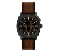 Fossil FS6165 Machine Big Tic Brown Leather Strap Watch - W10482
