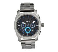 Fossil Gents 44.00mm Quartz Watch with Black Analogue dial and Grey Metal Bracelet Strap FS4931