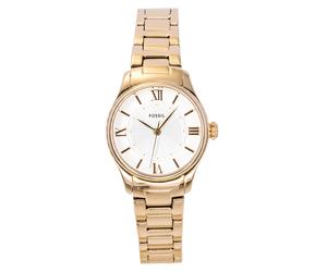 Fossil Gilmore Silver Dial Quartz Dress Rose Gold Tone ES5420 Women's Watch