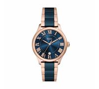 Fossil Gilmore Watch for Women, Quartz Three Hand Date Movement with Stainless Steel or Leather Strap