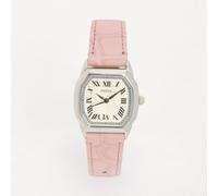 Fossil Harlow ES5406 Women’s Pink Leather Quartz Watch Silver