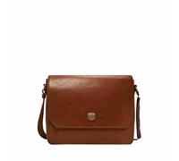 Fossil Hayes Men's's Brown Leather Bag, MBG9644212