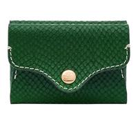 Fossil - Heritage Card Case Green Leather for Womens SL8284310