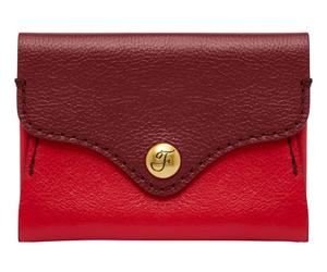 FOSSIL Heritage Card Case Red Velvet