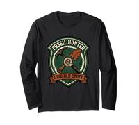 Fossil Hunter I Dig Old Stuff Fossil Hunting Humor Long Sleeve T-Shirt