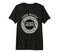 Fossil Hunter I Like My Bones Ancient Paleontology Premium T-Shirt