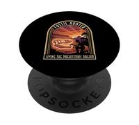 Fossil Hunter Living The Prehistoric Dream Fossils PopSockets Adhesive PopGrip