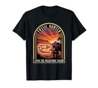 Fossil Hunter Living The Prehistoric Dream Fossils T-Shirt