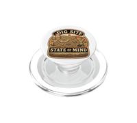 Fossil Hunter Paleontology Geology Rockhound PopSockets PopGrip for MagSafe