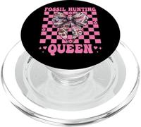 Fossil Hunting Queen Fossil Hunter Paleontologist Girl Mom PopSockets PopGrip for MagSafe