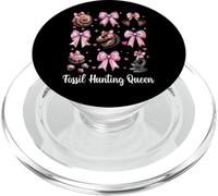 Fossil Hunting Queen Fossil Hunter Paleontologist Girl Mom PopSockets PopGrip for MagSafe