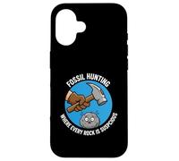 Fossil Hunting Where Every Rock Is Suspicious Fossil Hunter Case for iPhone 16