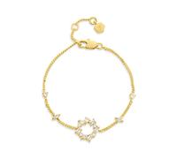 Fossil JA7296710 Gold Tone CZ Circle Bracelet - J49416