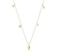 Fossil JA7317710 Women's Necklace Brass Gold White Pearls 45.7 cm