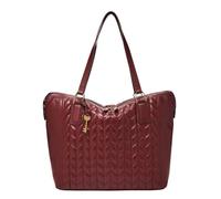 Fossil - Jacqueline Tote Burgundy Leathers for Women ZB1637609