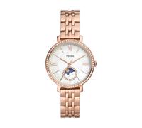 Fossil Jacqueline Watch for Women, multifunctional movement with Stainless steel or Leather Strap