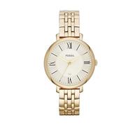 Fossil Jacqueline Womens Quartz Watch with Beige Dial and Gold Stainless Steel Bracelet ES3434