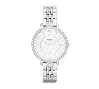 Fossil Jacqueline Womens Quartz Watch with Silver Dial and Silver Stainless Steel Bracelet ES3545