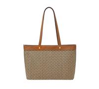 Fossil Jessie Tote Bag, Chevron Straw, One Size