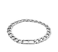 Fossil Jewellery Fossil Gents Heritage D-Link Stainless Steel Chain Bracelet 2.7cm, 21.6cm