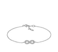 Fossil Women's Infinity Sterling Silver Chain Bracelet, JFS00633040