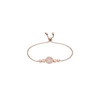 Fossil Bracelet for Women Mop, Min. inner length: 165mm Rose Gold Stainless Steel Bracelet, JF02905791