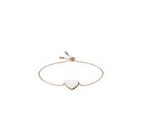 Fossil Jewellery Rose Gold Heart Bracelet