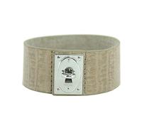 Fossil JF00238040 Women's Leather Bracelet Brown Gold, 18.5 centimeters, Leather