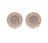 Fossil JF03263791 Rose IP Crystal Earrings - J49182
