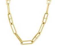 Fossil JF04102710 Yellow IP Link Stainless Steel Necklace - J49296