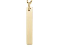 Fossil JF04464710 Necklace Stainless Steel JF04464710 - Man - Quartz Gold