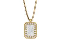 Fossil Raquel Women's Gold-Tone Stainless Steel Necklace, JF04997710