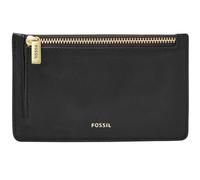 Fossil Wallet for Women Logan, Leather/Polyurethane Trim Card Case black 13.8 cm L x 0.4 cm W x 8.5 cm H SL7925001
